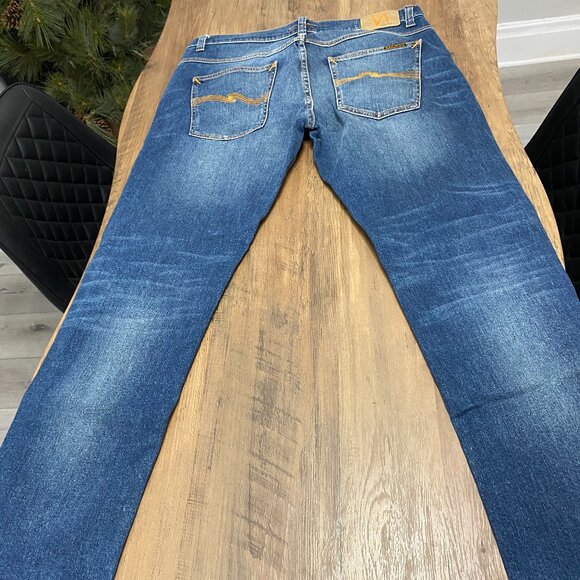 Nudie Grim Tim 36 x 30 Indigo Feeling - Picture 4 of 4